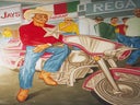 Amerika, Cowboy, Harley, Kulisse, USA, Motorrad, Harley Davidson