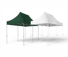 Faltzelt, Festzelt, Partyzelt, Bierzelt mieten (6x3m) – Wasserdichter Pavillon in Weiß oder Grün für Events