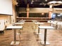 Hochtisch Stehtisch "KU" eckig mit Edelstahl-Fuß, verschiedene Größen - Galerie - Bild 4