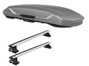 Dachbox Thule Motion 3 XXL inklusive Thule Dachtrögern, extra groß, mit 600l Volumen mieten