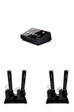 Konfetti-Kanonen Set · 4× MAGIC FX Power Shot II · FX-COMM4NDER Steuerung