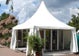 Pagode / Zelt mit elegantem Spitzdach und abnehmbaren Seitenwänden 4x4 m