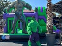 Vermiete Hüpfburg "Hulk" Superheld