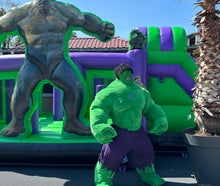 Vermiete Hüpfburg "Hulk" Superheld