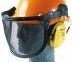 Sicht und Gehörschutz mit Schutzhelm
