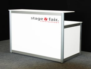 Counter TANO I weiß | Messetheke | Infocounter