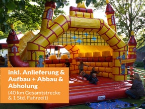 Hüpfburg Schloss XXL (inkl. Anlieferung im Umkreis)