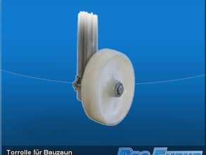 Torrolle für Bauzaun