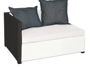 Loungesofa / Rattancouch / Outdoor Eckcouch 2-Sitzer FREIRAUMCORNER Ecke