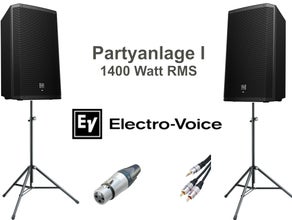komplette Beschallungsanlage  EV ZLX 12  DJ Party Pack I