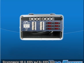 Strommaster 63 A 400V auf 4x 400V 32A