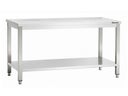 Arbeitstisch, Edelstahl 140cm Ablagetisch, Tisch, Zubereitung, Arbeitsplatte