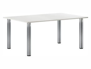 Sitztisch Genf, chrom-weiß 150 x 80 cm H 73cm / B 150cm / T 80cm