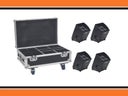Eurolite Akku IP65 UP 4  Spot, schwarz (4er Set)
