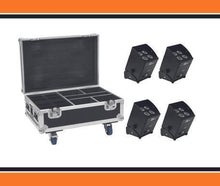 Eurolite Akku IP65 UP 4 Spot, schwarz (4er Set)