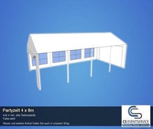 Partyzelt 4 x 8m Zelt