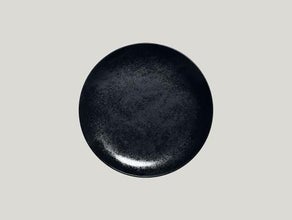 Karbon Teller flach Coup schwarz ø 21cm (Dessert)