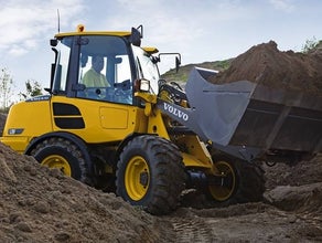 Radlader mieten 5,5t , 1m³ Schufelinhalt
