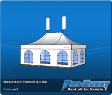 Mastertent Faltzelt 4 x 6m