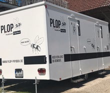 Toilettenwagen, Toilettenanhänger, mobiles Wc,