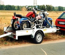 Motorradanhänger für bis zu 2 Motorräder