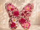 Floraler Schmetterling, Selfie Point, Fotopoint, Eventdekoration, Centerdekoration, Promotion, Messe, Branding - Galerie - Bild 1