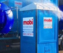 mobi Mobiltoilette inklusive Handwaschbecken | Ideal für Events, Partys oder Hochzeiten | Mobiles Miet WC | Mobile Event-Toilette mieten | Klo mieten | Baustellentoilette mieten | WC mieten | Toilette mieten | Baustellenklo | mobiles WC mieten