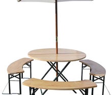 Biertischgarnitur rund 120 cm für Ihre Party