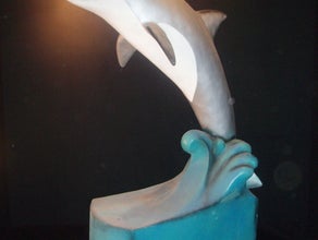Delphin Figur, Unterwasserwelt, Meer, Ozean, Wassersäuger, Meerestier