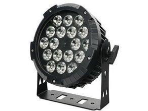 LED Floorspot mit 180 Watt mit RGBW Farbmischung / kann auch aufgehängt werden / DMX-steuerbar