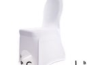 Stuhlhusse "Stretch", Stretchhusse, Stuhl Husse universal / Weiß oder Schwarz - Galerie - Bild 1
