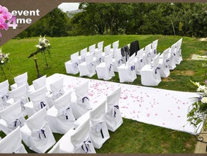 Hochzeitsteppich weiß inkl. Versand 48 Std. deutschlandweit