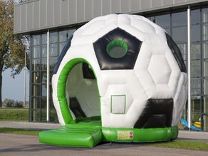 Hüpfburg Fußball Ø ca. 5m, inkl Gebläse