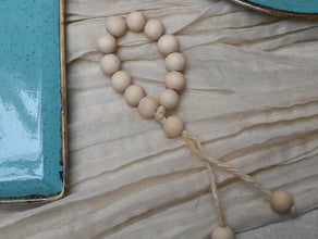 Serviettenring - Boho - naturfarben - Holzoptik - trendig - Hochzeit & Event - Versand
