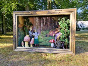 Märchen Diorama Hänsel und Gretel und die Hexe, Märchen Dekoration