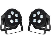 Scheinwerferset III – 2x LED Scheinwerfer mieten (HEX LED – RGBWA+UV) LED Lichtanlage Lichttechnik Licht Partybeleuchtung Scheinwerfer