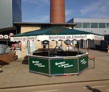 Schwenkgrill, Grill, Grillpavillon, Grillstand, Bierpavillon