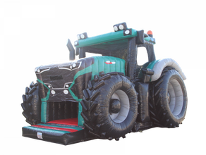 Hüpfburg Traktor