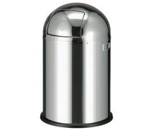 Mülleimer Pushboy Edelstahl 50L