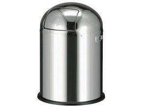 Mülleimer Pushboy Edelstahl 50L