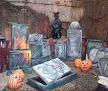 Halloween, Grabsteine, Friedhof,