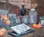 Halloween, Grabsteine, Friedhof,
