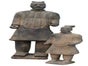 Terracotta Krieger Figur, Maya, Azteken, Tempelfigur, Tempel - Galerie - Bild 2