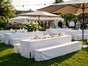 Bierzeltgarnitur mit Hussen mieten – Vom Biertisch zur Gala-Tafel: Eleganz pur für Ihr Event! - Galerie - Bild 3