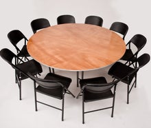 Set Banketttisch und 10x Bankettstuhl / Klappstuhl
