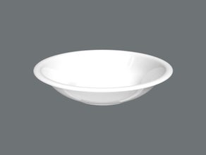 Dessertschale, weiss, uni, 15 cm