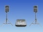 RCF Komplettsystem Aktiv inkl. CD Einspielrack - Galerie - Bild 2