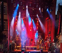 Mobile Show - Bühne 80m² - Bühnensystem "Smart Stage" für Stadtfest, Kundgebung, Präsentation, Roadshow, Events, Festivals & Konzert