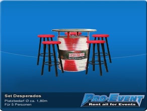 Desperados Stehtisch-Set