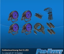 Zeltbeleuchtung Set 3 LED